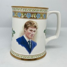 Royal Doulton Prince William 21st Birthday Tankard 2003 Ltd Edition of 500 Bone