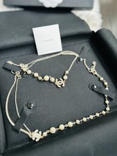 Chanel long necklace with - chanel,