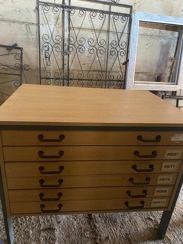 Plan chest architects - plan, drawers