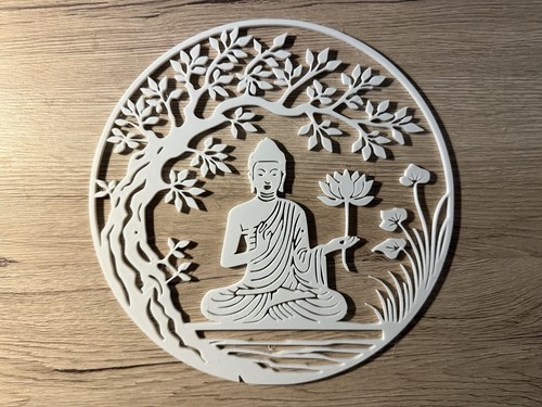 Tree life buddha wall - of,
