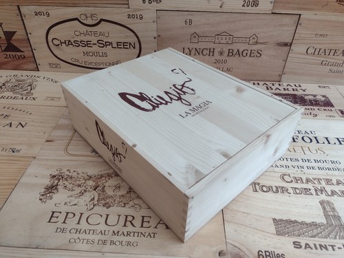 Wooden wine box - box, with