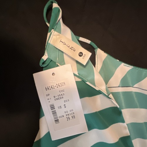 Hayden green white striped - green/white,