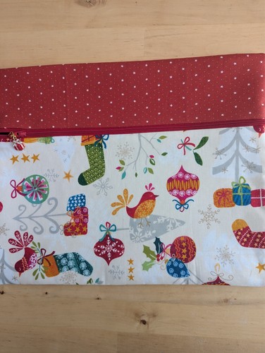 Cream red christmas - cream/red,