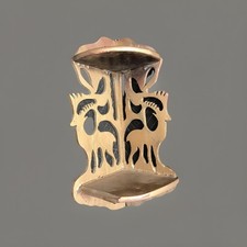 Art Nouveau Wood Corner Deer