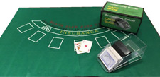 POKERCHIPSHOP BLACKJACK SET CASINO SHOE + CARDS + BLACKJACK FELT / BAIZE