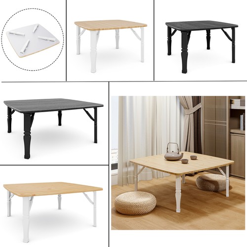 Folding tatami coffee table - folding,