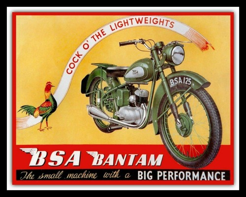 Bsa bantam vintage - 10",