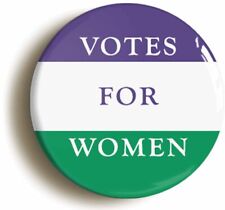SUFFRAGETTE VOTES FOR WOMEN FEMINIST FLAG BADGE BUTTON PIN