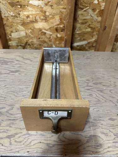 Library card catalog - library, drawer