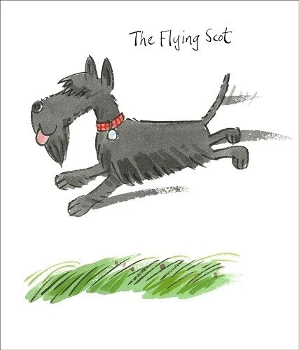 Scottie dog birthday card - scottie,
