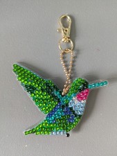 Hand Finished Green Bird