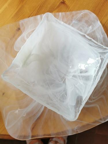 White swirl patter - patter, dish