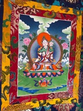Tibetan Buddhist hand painted