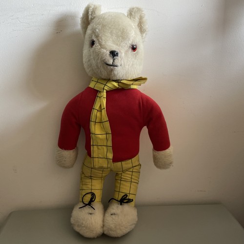 Rupert bear teddy - teddy, pedigree