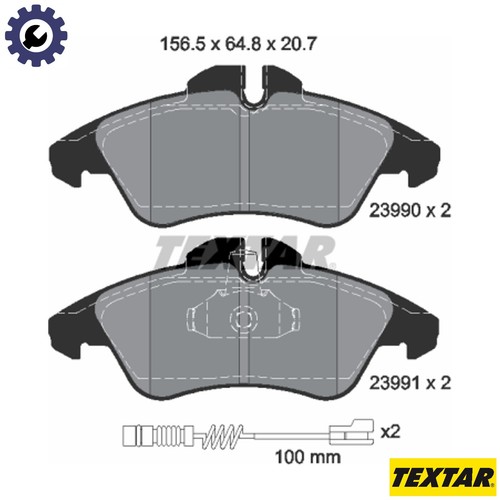 Brake pad set disc - set,