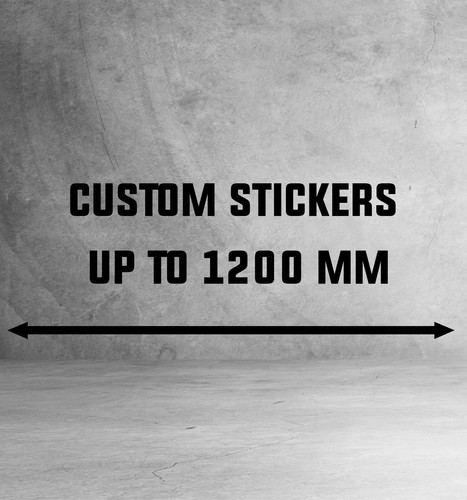 Custom stickers text - custom,