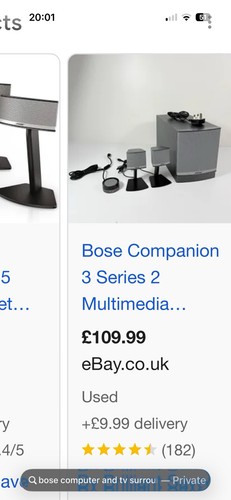 Bose companion series - 3, 2