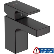 Hansgrohe Vernis Shape Matt Black Single Lever Basin Mixer Tap 70 "Graded"