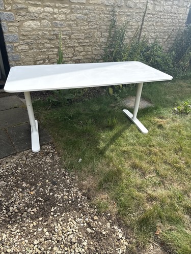 Ikea desk bekant white height - ikea,