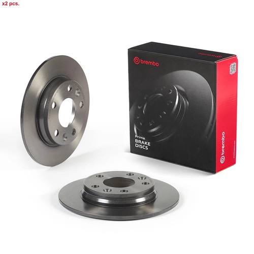 Pcs rear brake disc - x2,