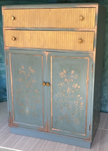 Vintage tallboy chest drawers - vintage,