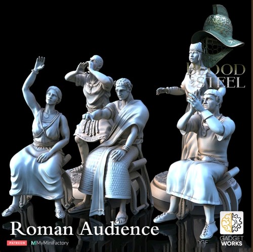 28mm roman gladiator audience - roman,