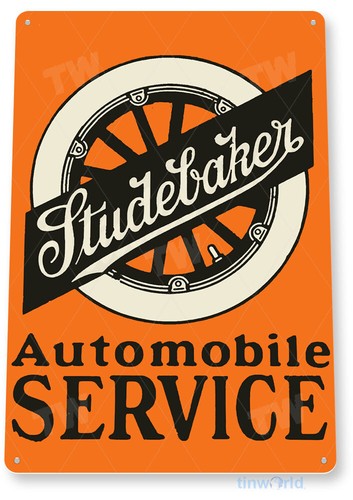 Tin sign studebaker automobile - sign,