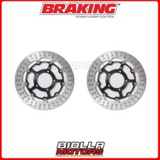 FRONT BRAKE DISC KIT BRAKING KAWASAKI GTR ABS 1400 2009 - [FLOATING] 2xST