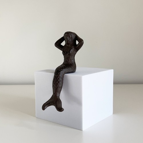 Mermaid ornament figurine cast - figurine,