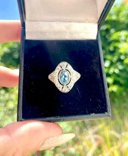 Aquamarine diamond art - aquamarine,