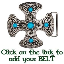 Celtic Iron Cross Metal Belt