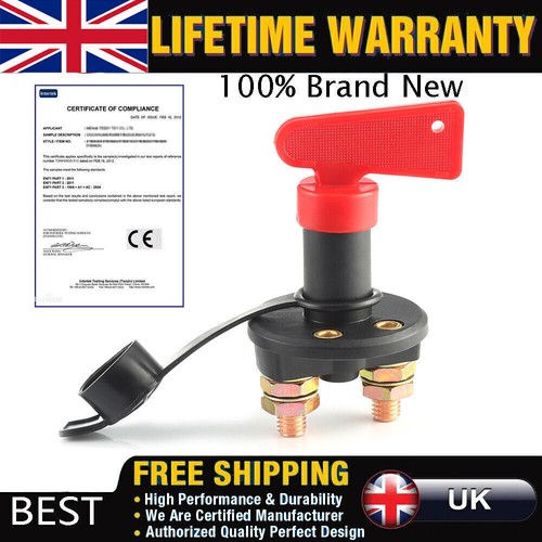 Battery master isolator cut - battery,