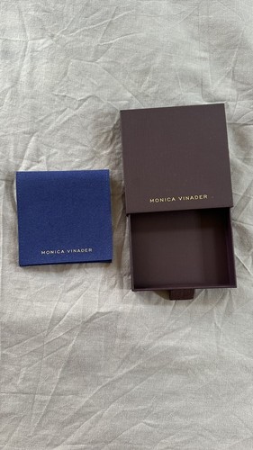 Monica vinader box and pouch - box,