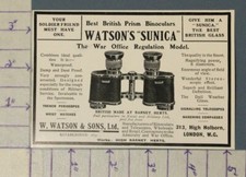 1915 WATSONS SUNICA WARTIME