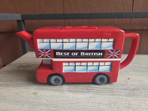 Red double decker bus - double,