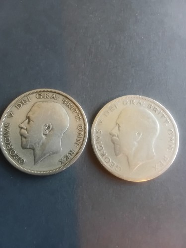 Half crowns george v - 2,