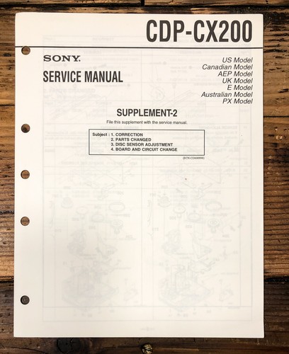 Sony cdp cx200 player - cdp-cx200,
