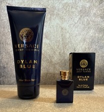 VERSACE POUR HOMME DYLAN BLUE BUNDLE AFTERSHAVE BALM 100 ml + EDT 5 ml For Him