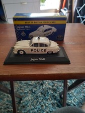 Atlas Editions Jaguar Mk11 Bedfordshire Police Car 1:43. boxed. 