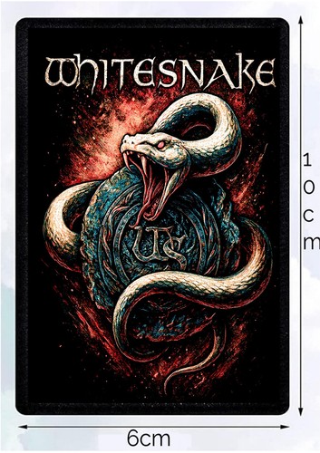 Whitesnake sew patch - whitesnake, &