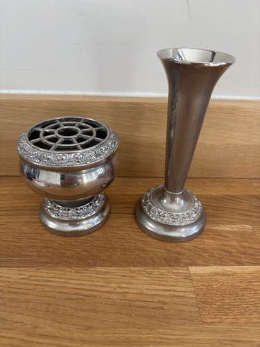 Pair silver plated - pair, of