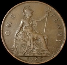 UK One Penny 1930 George V