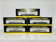 Graham Farish 373-927B N Gauge Bogie Bolster Wagon - GWR Grey - Job Lot x5