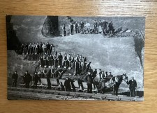 Old Postcard Of Horse Drawn Spoil Train At Horse Grove Dawlish