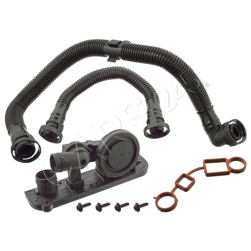Black plastic crankcase - black,