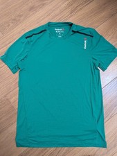 Mens Reebok T-shirt Workout Ready Short Sleeve Crossfit Crew Neck