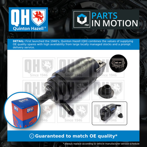 Washer pump fits fiat - fits, ducato