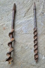 2 Old Hand  Drill Bits 1inch &