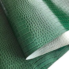Green Crocodile Skin Textured