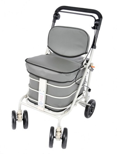 Shopping trolley with - trolley, seat